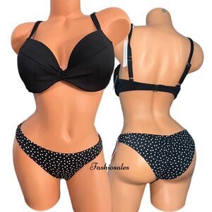 Victorias Secret Swim Twist Removable Push-Up Padding Bikini top & Bottom Set